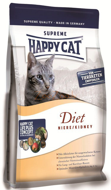 Happy Cat (Хэппи Кэт) Diet. Сухой диетический корм для кошек при заболваниях почек, 0,300 кг